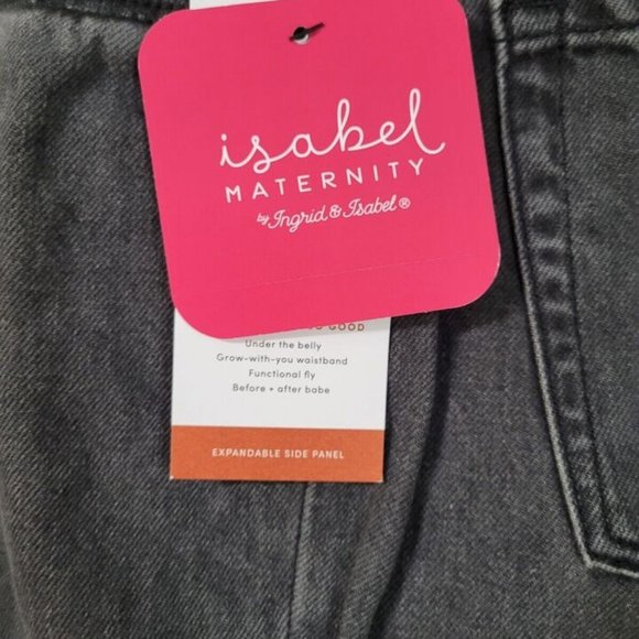 Ingrid & Isabel Maternity Under Belly Boyfriend Maternity Jeans NWT Multi Size - Picture 5 of 6